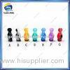 Acrylic E cigarette Drip Tip , Blue Electronic Cigarette Holder
