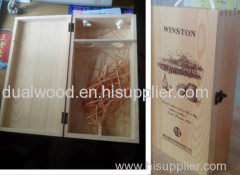 two bottle wine box