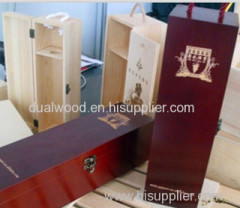 Wood wine boxes, wine packing