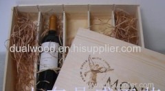 Wood wine packs, wine boxes