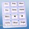 OEM Silicone Rubber Keypad For Electronic Equipment , Light Weight For Computer