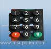 Silicone Rubber Keypad With Elliptical Shape Button For Electronic Equipment ODM