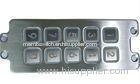 PC 20 Keys Industrial Metal Keyboard for Automatic Door With Backlit LED