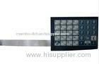 Waterproof PET Custom Membrane Keyboard with 1.00 Pinch for CNC