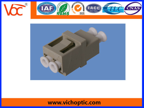 Standard LC multimode optical fiber adapter