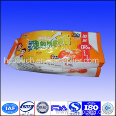 aluminum foil side gusseted package bag