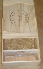 Six bottles wine box, wopod wine packs