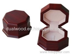 Wood jewelry box, ring box