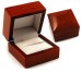 Wood jewelry box ring box