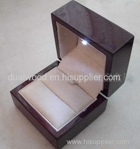 Ring box with light, LED ring box, jewelry box