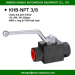 NPT internal thread ball valve high pressure 7250psi two way full port