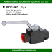 NPT thread two way full port hydraulic oil ball valve 1/2 inch WOG 7250