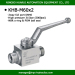dn40 high pressure 2 way hydraulic full bore steel ball valve wog 5000psi