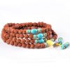 8MM Rudraksha Bohdi Buddhist Prayer Beads