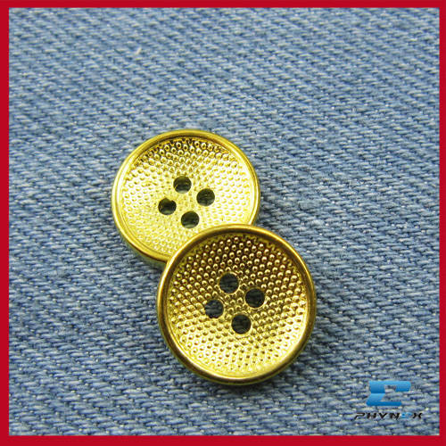 gold button for clothing