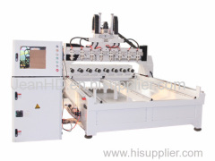 Wood Cylinder Engraving Machine with 8 rotary axis