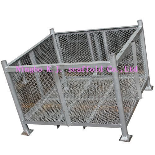 cage for scaffold clamps and scaffolding parts
