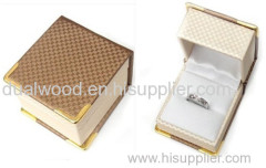 Leather ring box, jewelry cases