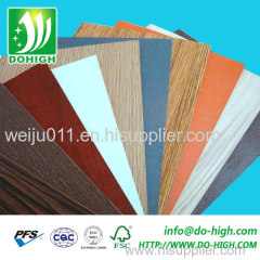 melamine coated mdf panel