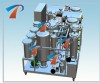 Car used engine oil distillation plant to get base cleaned oil, newly advanced technology without clay and acid, low pow