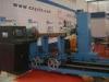Manual CNC Intersection Plasma / Flame Cutting Machine , High Precision Iron Pipe Cutter 50-750mm/mi