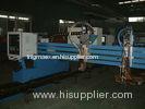 Blue , Yellow CNC Gantry Flame Plasma Cutting Machine / Cutter With Electrical / Mechanical System