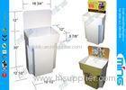 Advertise Corrugated Cardboard Display Stands Dump Bin with Removable Header