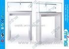 Adjustable Tempered Glass Display Showcases , Glass Display Counter