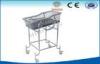 Pediatric Hospital Beds , Crib With Transparent GRP And Castor