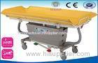 Deluxe Mobile Shower Trolley , Hydraulic Surgical Bath Trolley