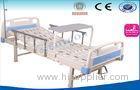 Patient Bed With Diner Turning Table , Manual Foldable Hospital Medical Bed