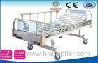 Adjustable Hospital Beds With Castor , Foldaway Aluminum Alloy Side Rails