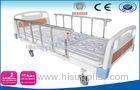 Two Crank Manual Adjustable Medical Hospital Beds With ABS Mattress Base