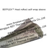 Aluminum Coated Fiberglass Heat Reflective Split Sleeve with Adhesive Closure