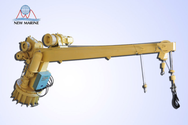 23 kn single arm hydraulic raft davit