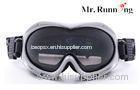 Modern Black Lens Skating Goggle , Polarized Safety Skiing Eyewear