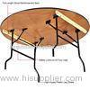 Hotel / Restaurant Plywood Folding Tables , Waterproof Solid Plywood Tables For Rental