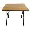 Contemporary Plywood Folding Tables Durable , Wood Banquet Table For Indoor Outdoor BIFMA