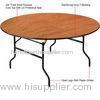 Glossy Durable Wood Banquet Folding Tables , Lauan Plywood Hotel Restaurant Table