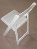 White Resin Folding Chair , Modern Armless Chair Furniture For Party , ANSI