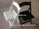Contemporary Resin Folding Chair , Waterproof White Folding Chair For Banquet
