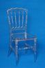 Transparent / Clear Resin Napoleon Chair , Armless Stackable Party Chair