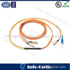 Fiber optical SM MM Mode conditioning patch cord