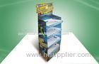 4 shelf Portable Recyclable Cardboard Free Standing Display Units