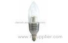 Energy Saving 7W 500Lm LED Candle Light Bulbs , LED Crystal Light