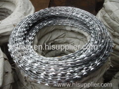 barbed razor wire/stainless steel barbed wire