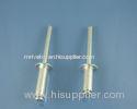 Open End High Strength Aluminum Pop Rivets 6.4mm Dia For Airplane