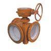 3 inch Electric Flanged Butterfly Valve / 3 Way Butterfly Valve For Gas , 150LB - 1500LB