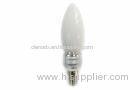 High Lumen 400Lm E14 12pcs Epistar LED Candle Bulb 5W Milky Cover