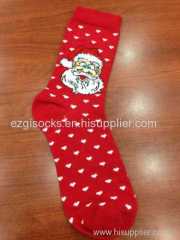 Chrismas red winter socks